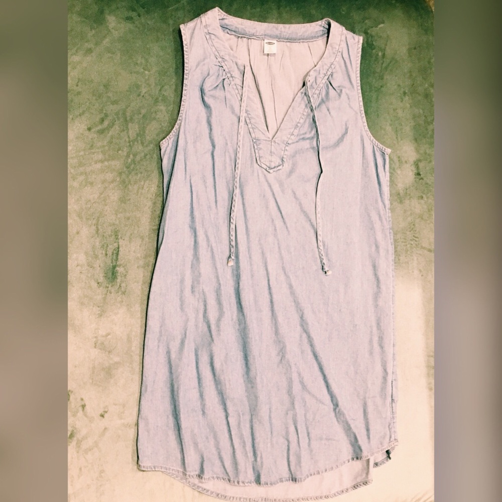 OLD NAVY Petite Light Denim Shift Dress